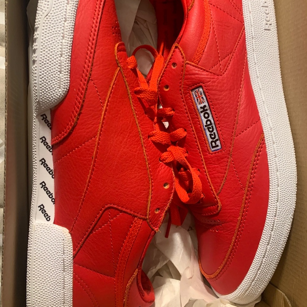 Reebok’s red Classics